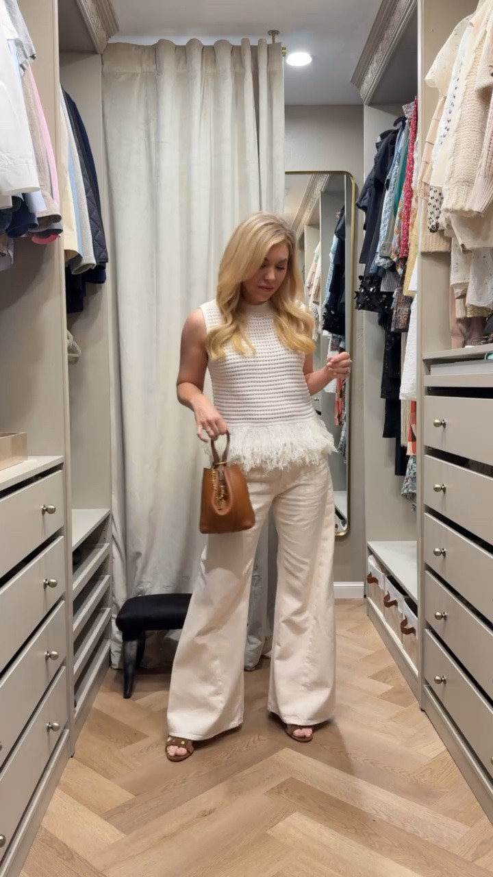 Love the shape of these twist jeans. 
I sized down (there’s no stretch) I’m in 26 instead of my usual 25
Green necklace selling out!!

#LTKgrwm #LTKdayinmylife #LTKootd