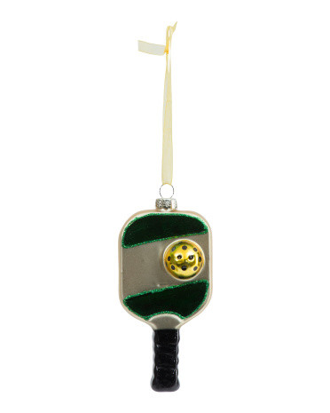 Pickleball Glass Ornament | Marshalls
