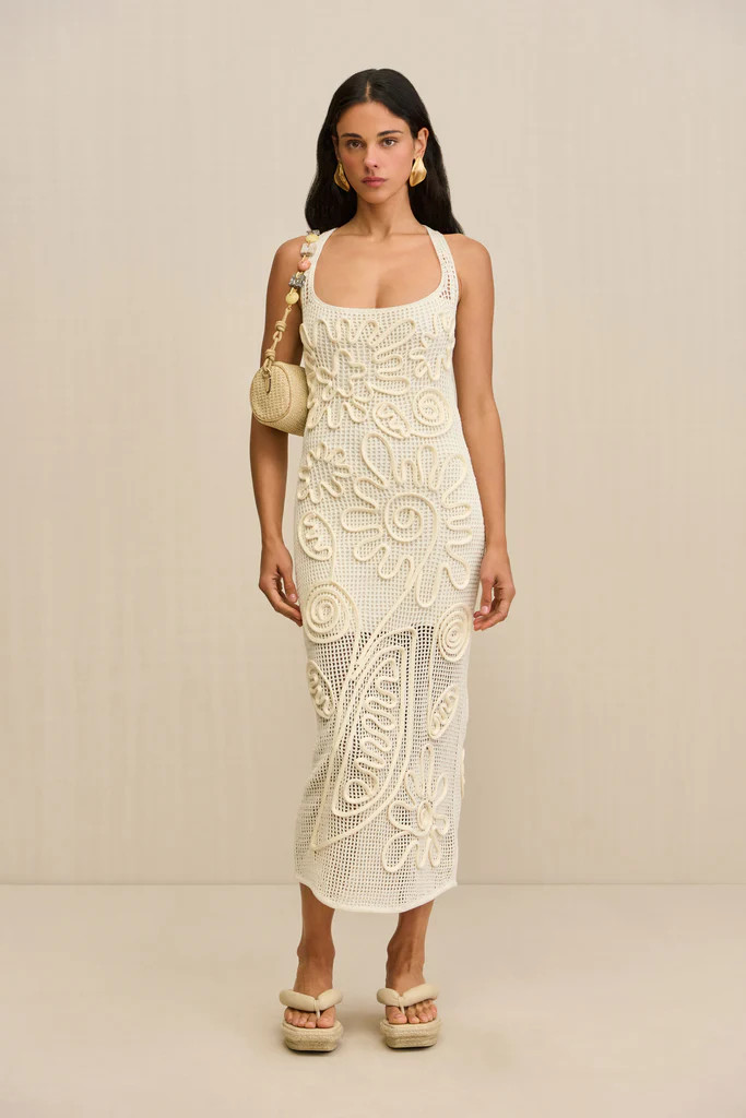 NISSA KNIT DRESS - OFF WHITE | Cult Gaia - US