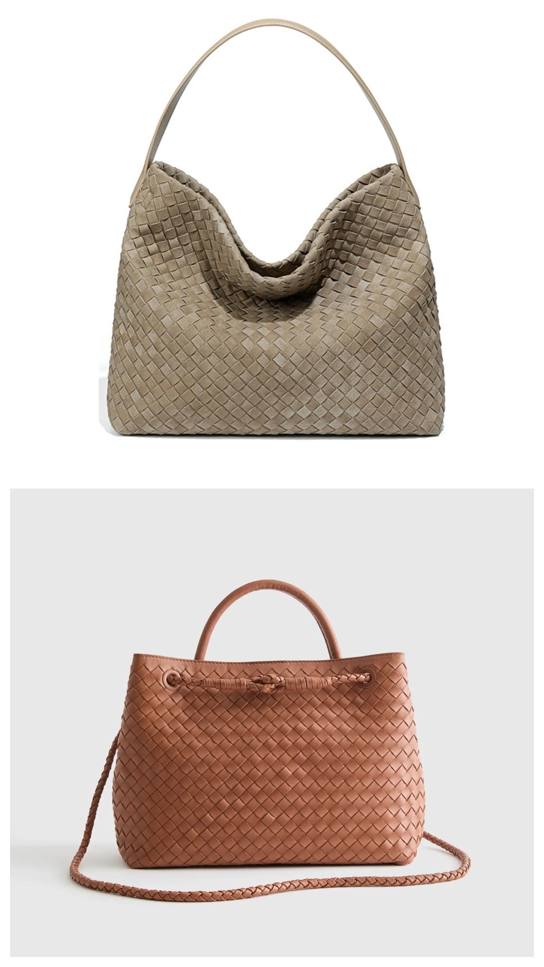 Woven fall bags in brown and gray 

#LTKFindsUnder100 #LTKItBag