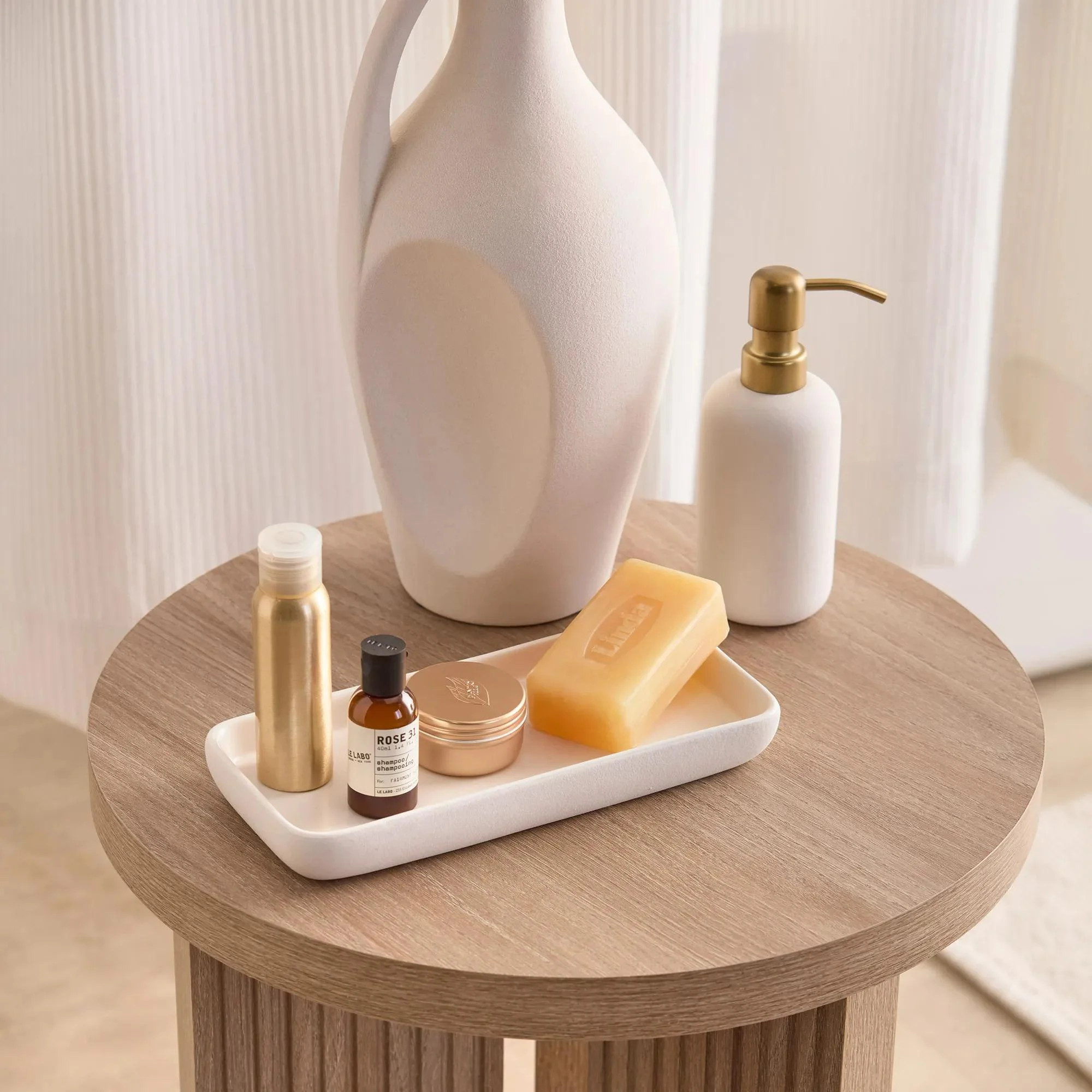 Bouclair White Ceramic Soap Dispenser | Walmart (CA)