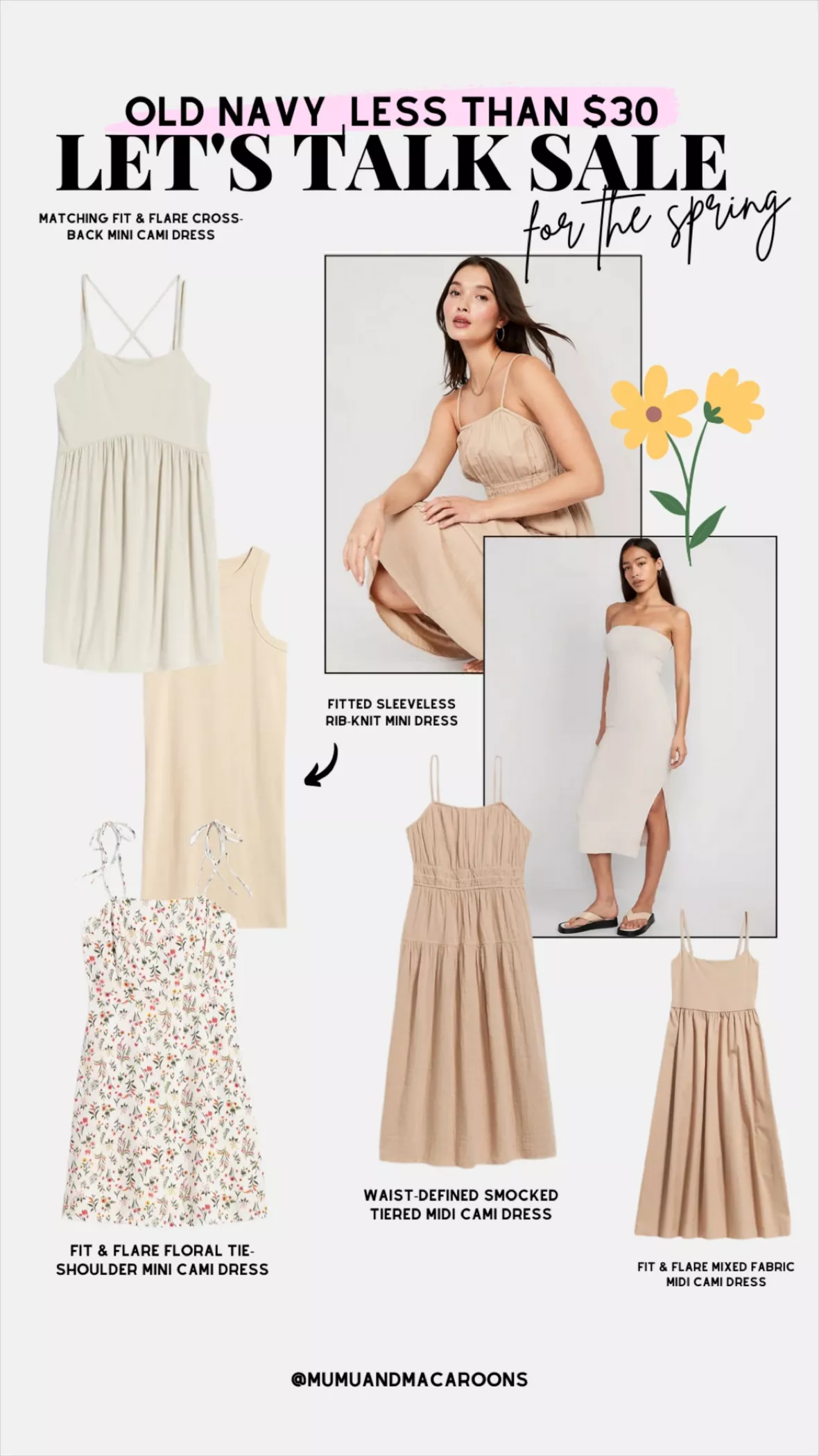 Fitted Rib-Knit Cami Mini Dress … curated on LTK