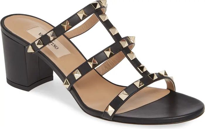 Rockstud Slide Sandal (Women) | Nordstrom