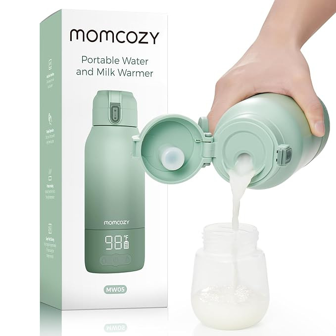 Momcozy Portable Milk Warmer for Travel – Dual Heating Modes for Breast Milk & Water, Portable ... | Amazon (US)