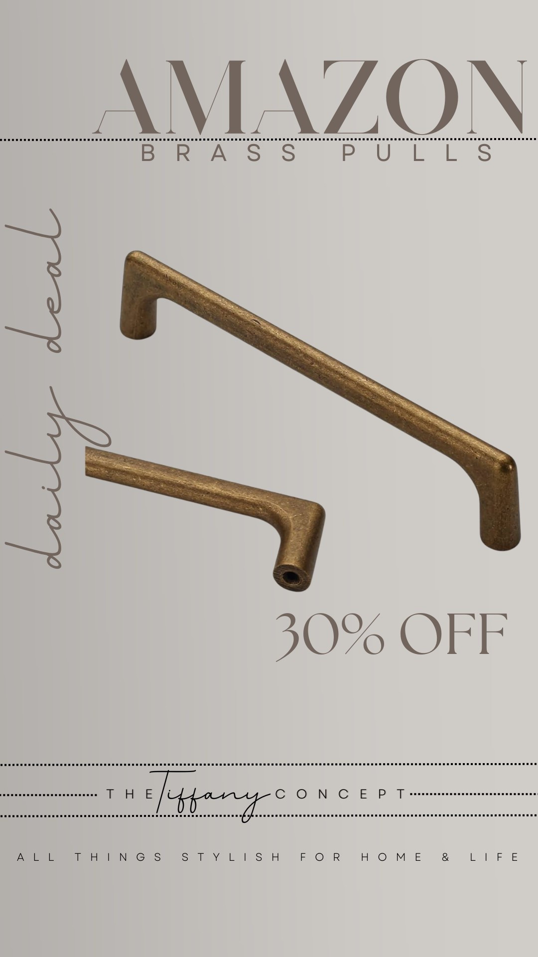 Check out my favorite brass cabinet pulls on sale right now! 

#LTKHome #LTKFindsUnder50 #LTKSaleAlert