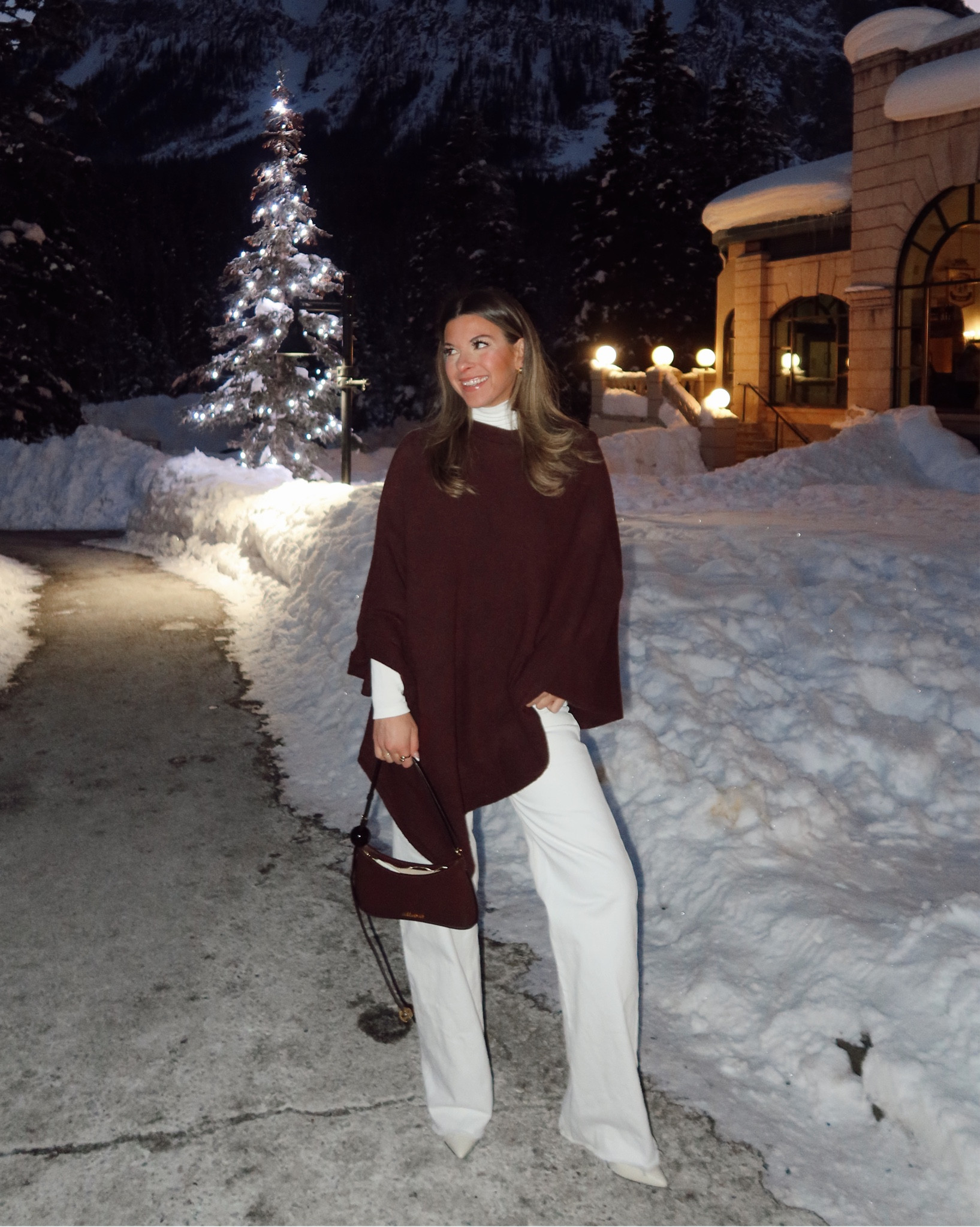 Date night winter vacation dinner outfit!

Revolve code: tulip

Wearing my usual smalls
26 in jeans

Date night
White denim
White turtleneck
Brown poncho
White boots
Winter outfit
Winter vacation

#LTKTravel #LTKootd #LTKSeasonal