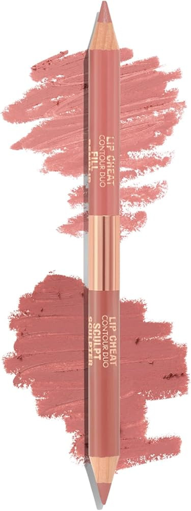 Amazon.com: Charlotte Tilbury Lip Cheat Contour Duo - Dual-Sided Lip Liner Pencil to Sculpt & Fill for an Easy Contour Effect - Helps Prevent Lipstick Feathering - Fair : Beauty & Personal Care | Amazon (US)