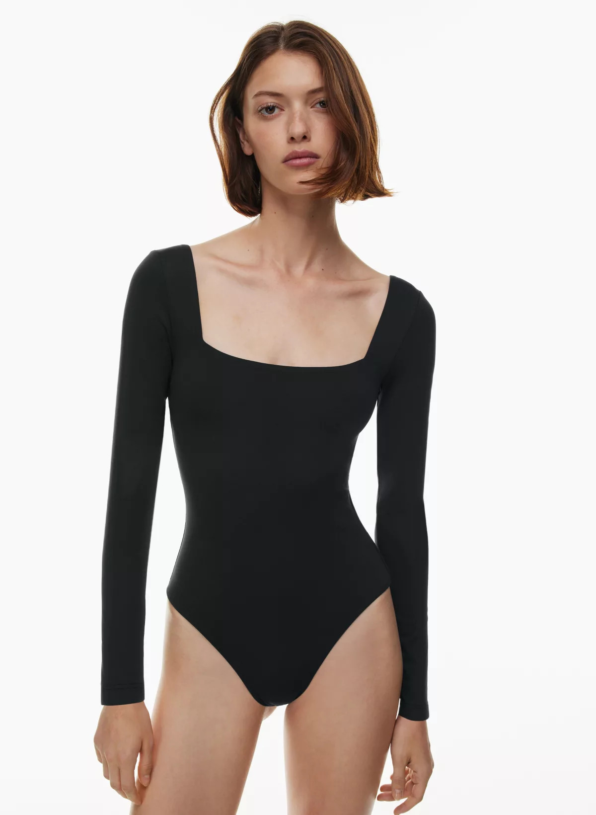 CONTOUR SQUARENECK LONGSLEEVE BODYSUIT | Aritzia