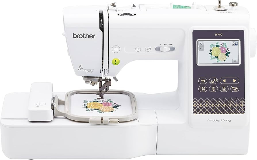 Brother SE700 Sewing and Embroidery Machine, Wireless LAN Connected, 135 Built-in Designs, 103 Bu... | Amazon (US)