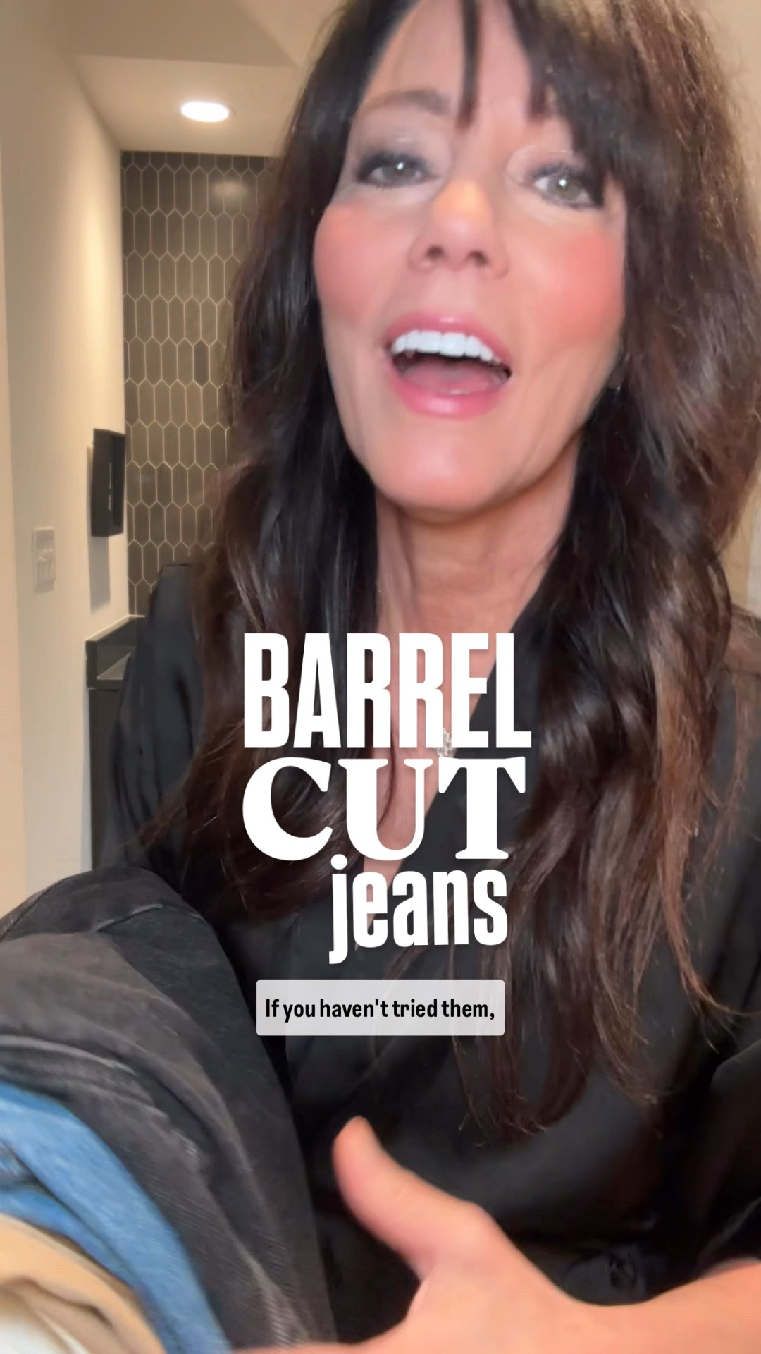 4/5 of these barrel cut jeans are on sale and well under $100🙌
I’m wearing size 28 in all of them, except the ripped pair are 29. The tan denim are a little more generous than the others. 
Also note, the 2nd pair are the “curve” so slightly roomier than the first pair - both at Abercrombie. 

My favs from these 5 in this order are: 
Ivory nili lotan because they’re the OG and always feel cool in them! 
Black Abercrombie are super flattering. So are the 2nd pair but I wear colored denim personally more than blue. 
And the Ripped Pair have been my every day go- to’s! 

#barreljeans 
#barrelcutjeans 
#horseshoejeans 
#whattowear 
#whattobuy 


#LTKFindsUnder100 #LTKSaleAlert #LTKStyleTip