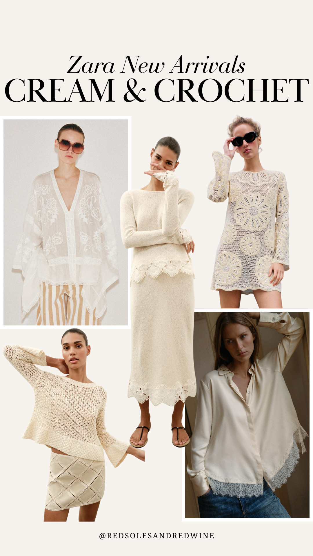 Zara new arrivals! Cream and crochet styles for spring 

 

#LTKSeasonal