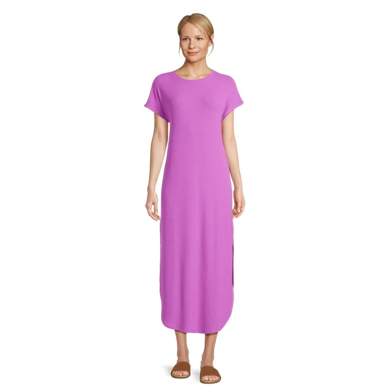 Time and Tru Women's Rib Maxi | Walmart (US)
