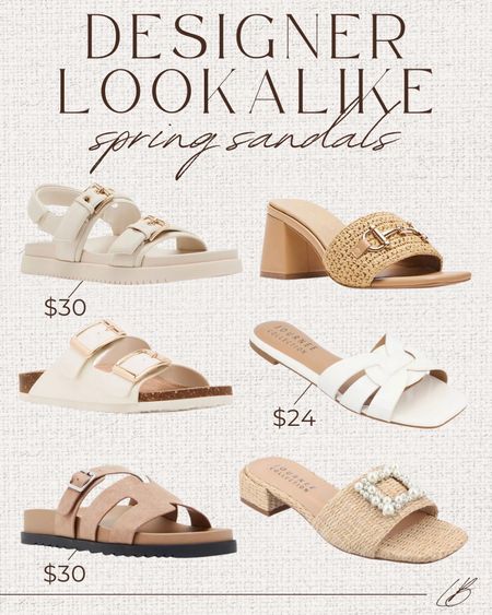 Spring sandal lookalikes at Kohl’s! 

#LTKSeasonal #LTKfindsunder50 #LTKshoecrush