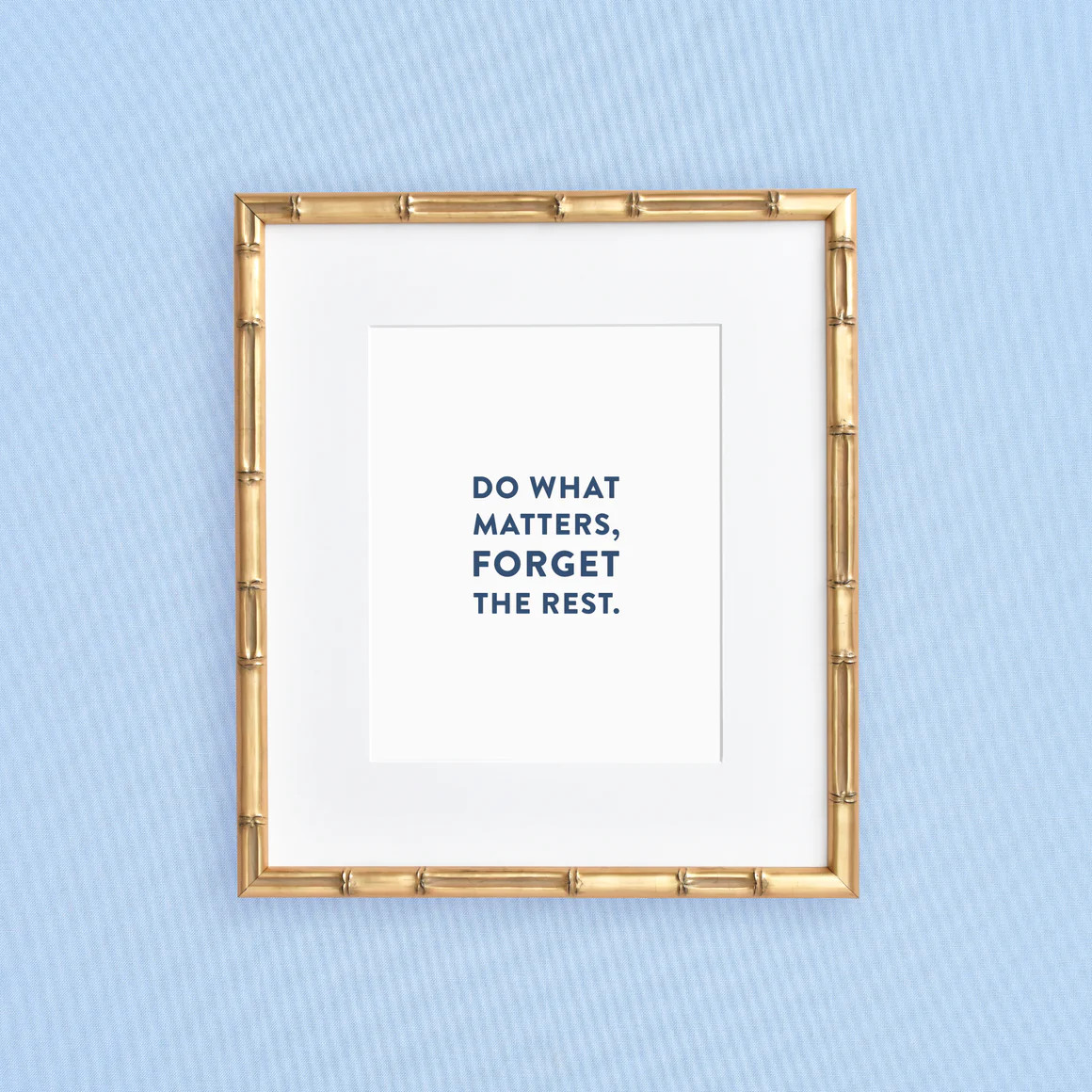 Art Print, Do What Matters | Simplified