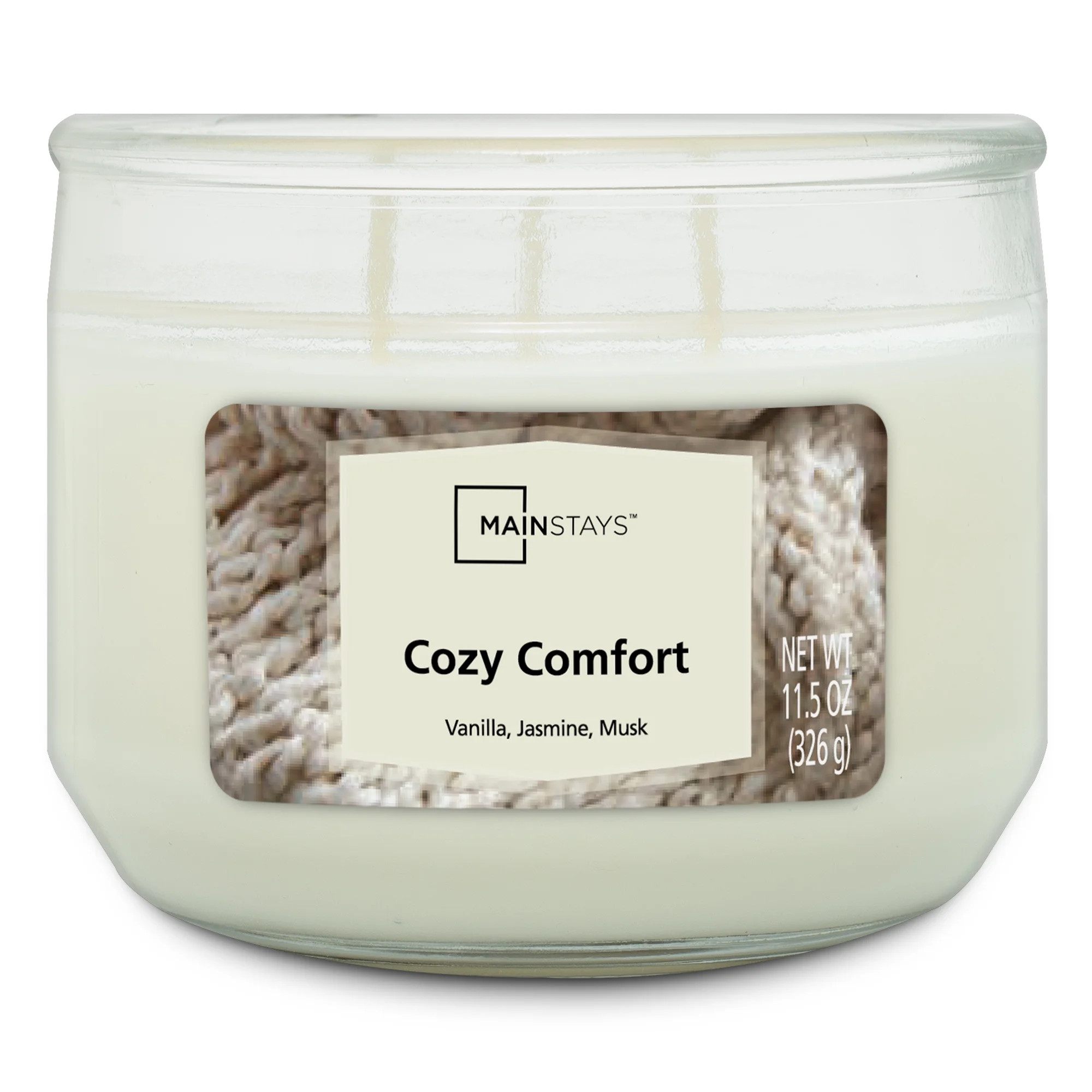 Mainstays Cozy Comfort Scented 3 Wick Candle, 11.5 oz. | Walmart (US)