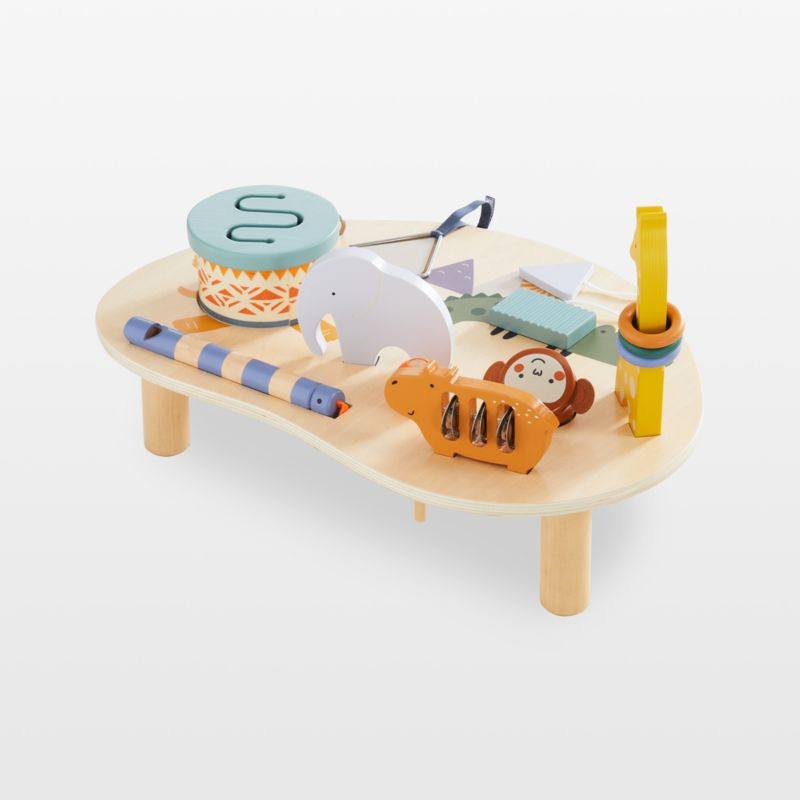 Wonder & Wise by Asweets Wooden Mini Music Maker Toddler Toy | Crate & Kids | Crate & Barrel