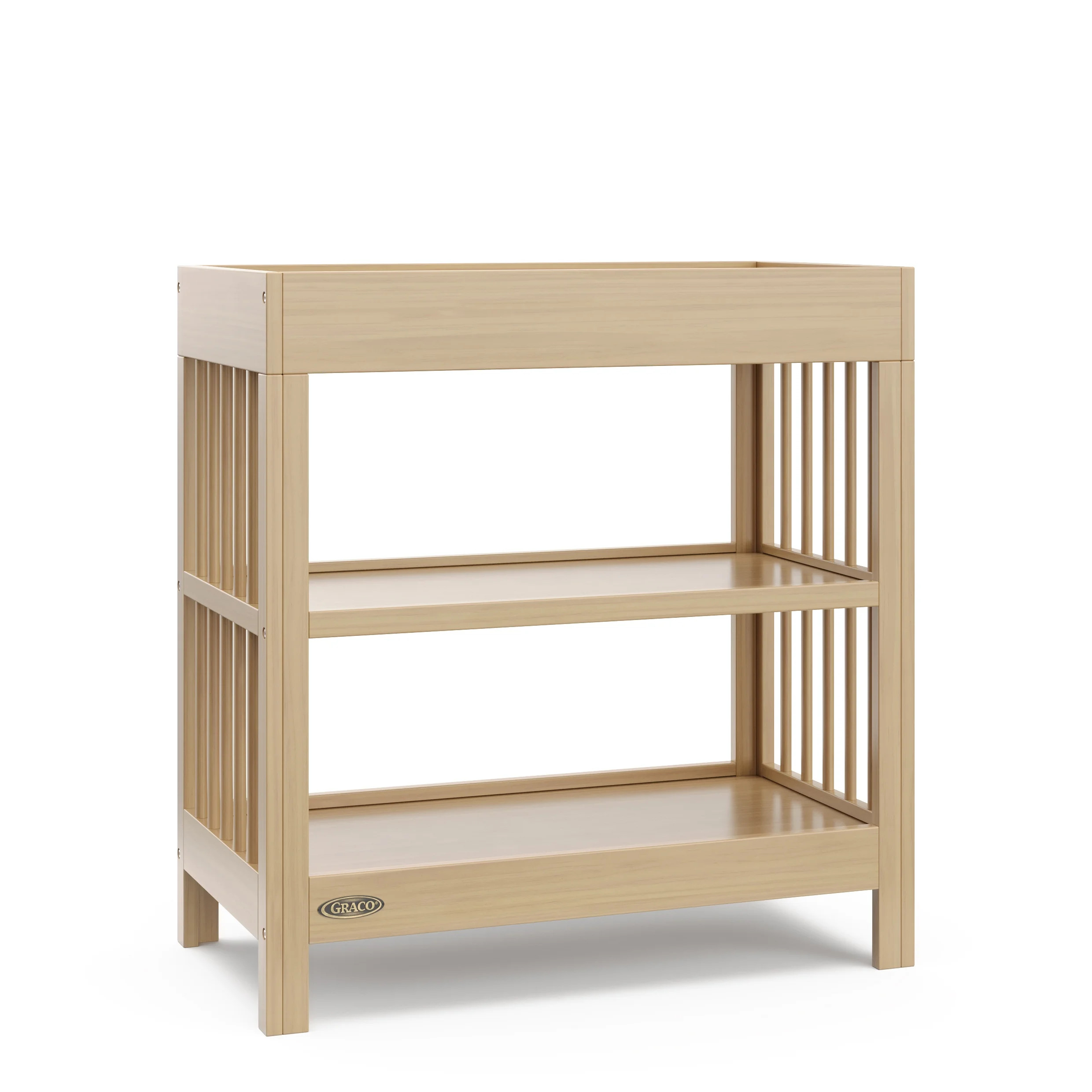 Graco Teddi Infant Wood Changing Table with Changing Pad, Driftwood - Walmart.com | Walmart (US)
