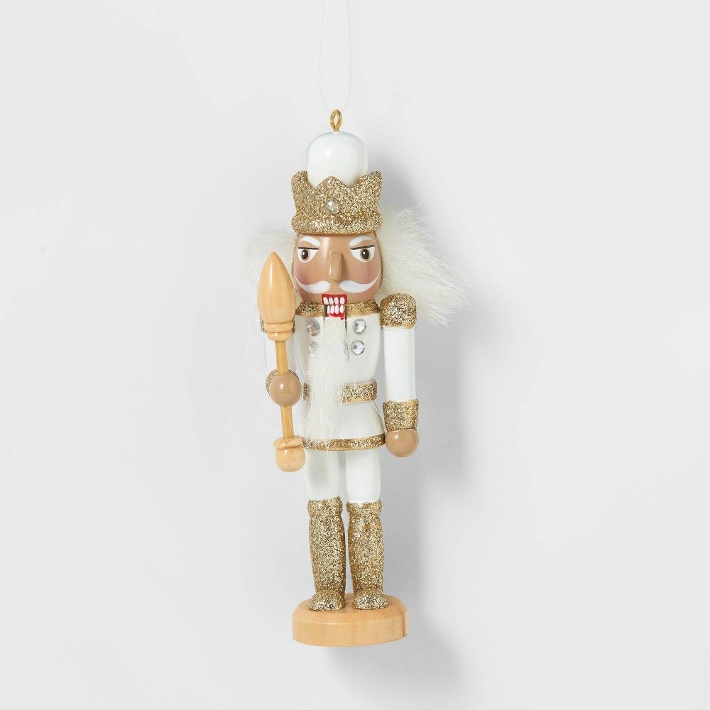 Nutcracker White Christmas Tree Ornament - Wondershop | Target