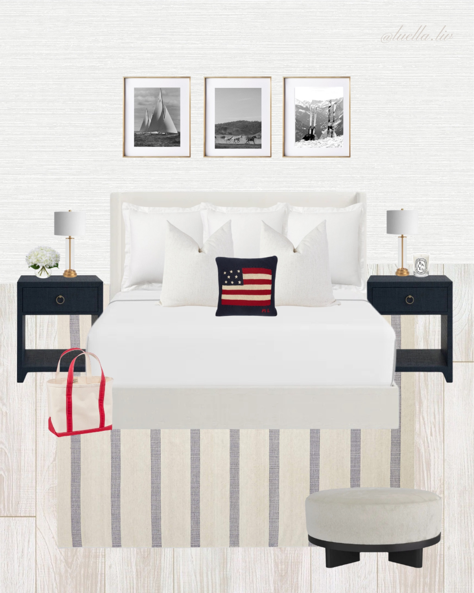 Simple & chic coastal nautical home decor nancy meyers ralph lauren

#LTKHome #LTKFindsUnder100