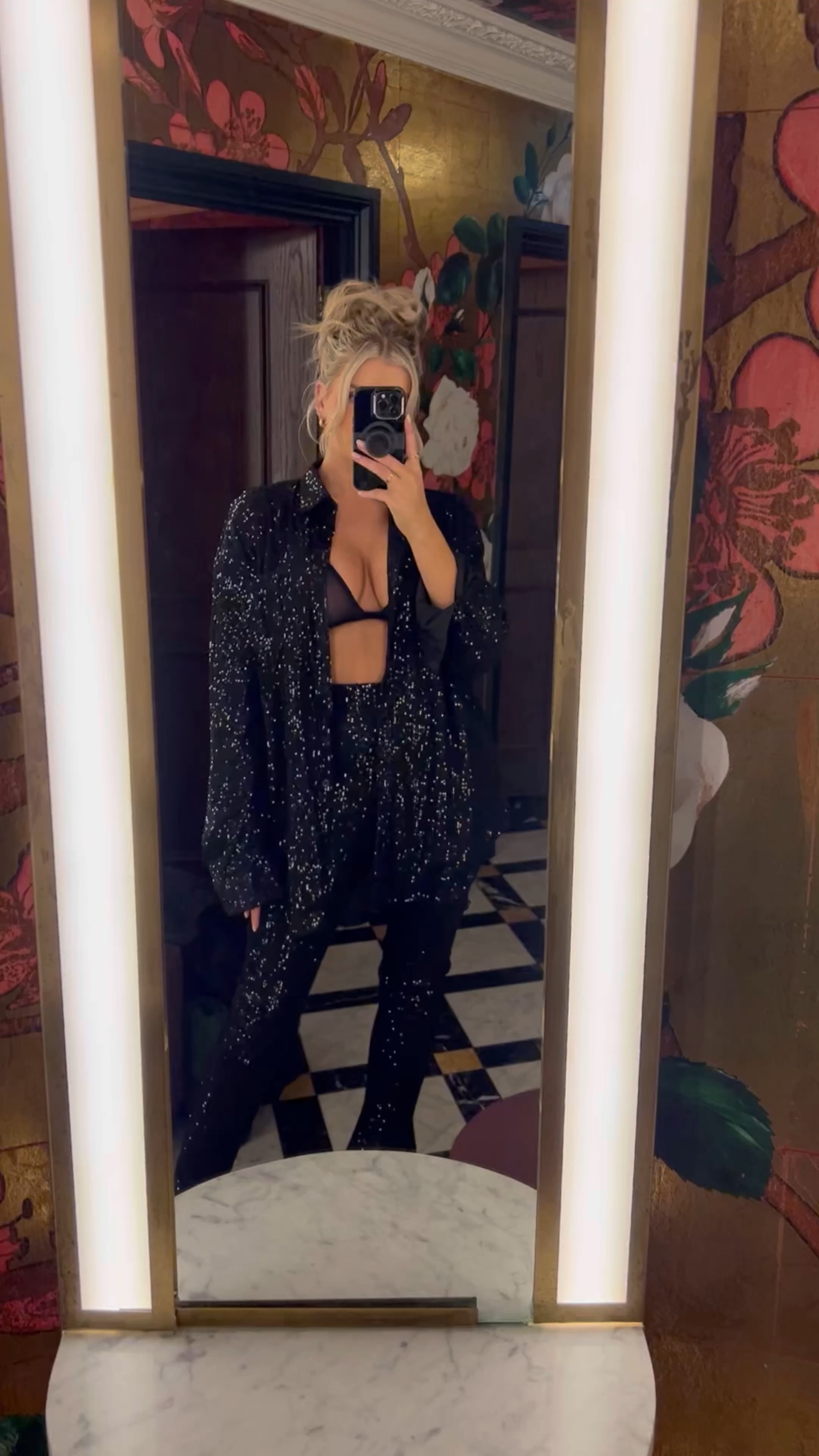 Officially sparkle season!! ✨ Obsessed with this set! Wearing a 12 in both ✨ 

#LTKeurope #LTKunder100 #LTKHoliday