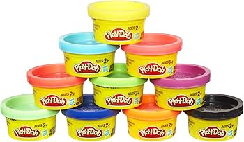 Play-Doh Party Pack 10 1oz Cans of Assorted Color | Amazon (US)