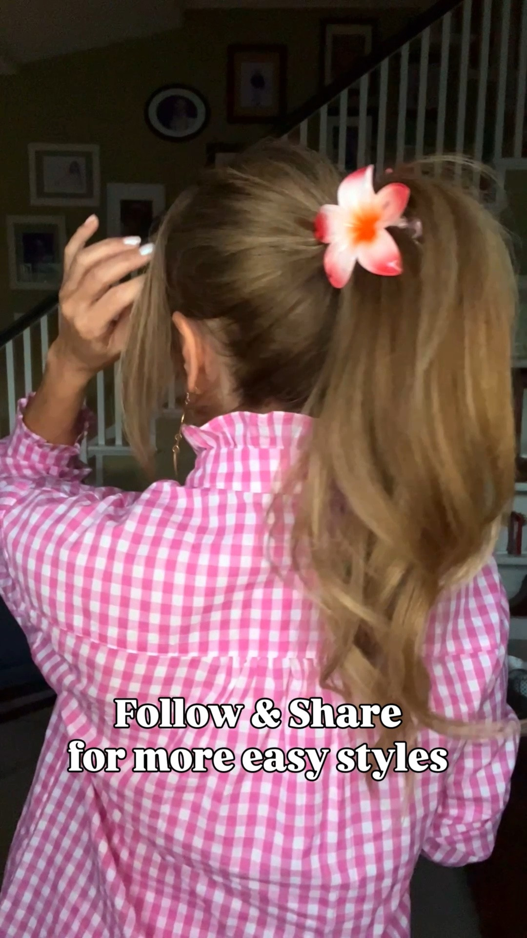 Add this one final step to your ponytail for more volume 

Easy as can be! 

Xo,
Jill 

Easy hair ideas, flower clip, long hair,

#LTKOver40 #LTKdayinmylife #LTKBeauty