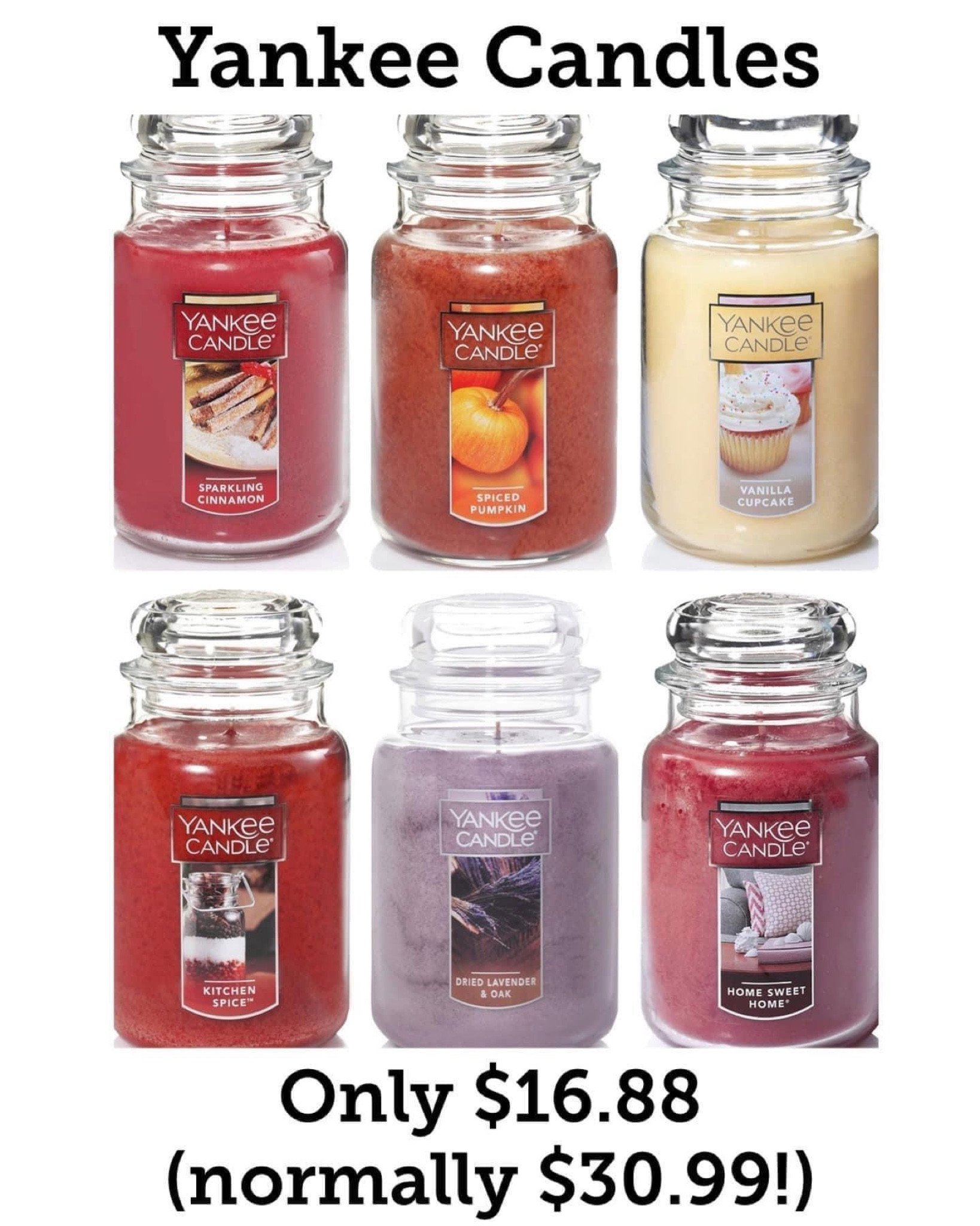 Happy Saturday! A favorite Amazon Flash Deal that hasn’t been available in a couple of months is back on select Yankee Candles! 🕯️ Only $16.88 for several scents, which is an AMAZING deal since Yankee Candles rarely go on sale (if you’ve never tried this brand, they are fantastic, and have over 66K 5 Star Reviews just on Amazon!) Normally $30.99, so this is an excellent time to even grab for gifting - this large size candle has 110 hours of burn time! 🔥 

(Once you click into the link, scroll to the right to see all of the scents that are on sale!)

#LTKhome #LTKGiftGuide #LTKsalealert