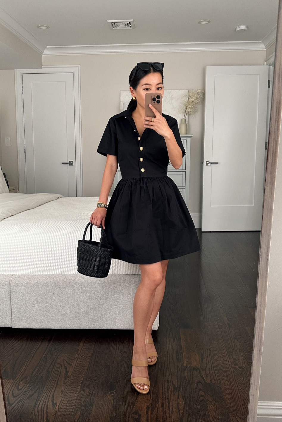 Flattering and structured little black dress. Length works for both work and after work!

Linked a few other different dresses that are on sale 

• jcrew A-line shirt dress in 00 regular . side zipper, quality structured fabric. Even tho this is regular sizing, I found the proportions are great for petites !

• Black mini wicker bag 

Old jcrew sandals - linked similar 

#LTKstyletip #LTKworkwear #LTKSeasonal