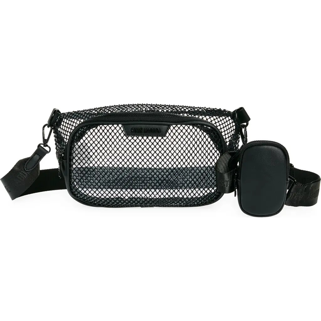 Steve Madden Bmarco Clear Rhinestone Sling Bag in Black With Clear Stones at Nordstrom Rack | Nordstrom Rack