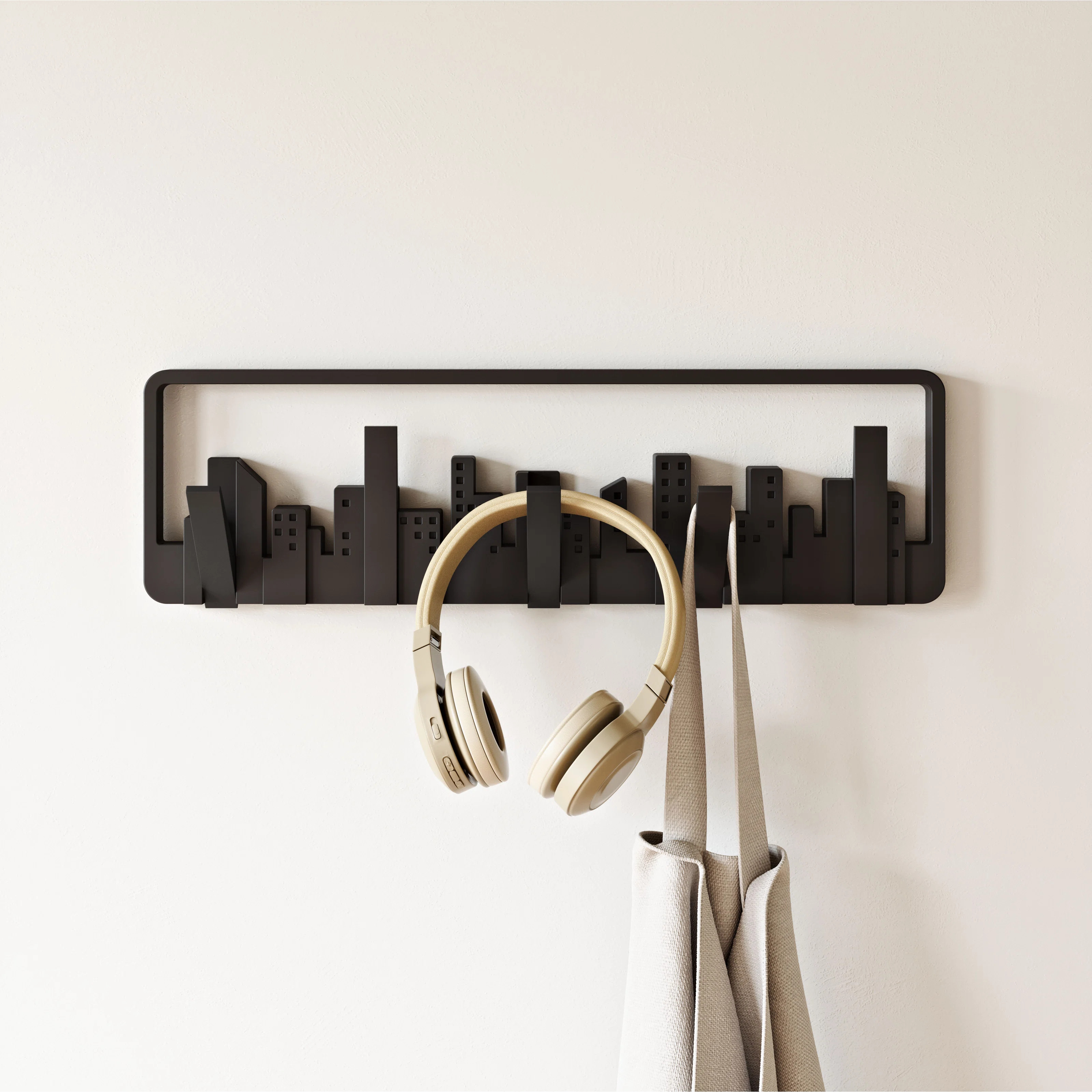 Skyline Plastic Wall 5 - Hook Wall Mounted Coat Rack | Wayfair North America