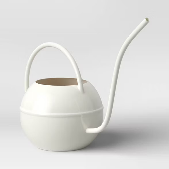 Small Steel Iron Watering Can Sour Cream White - Smith & Hawken™ | Target