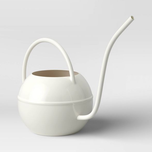 Small Steel Iron Watering Can Sour Cream White - Smith & Hawken™ | Target