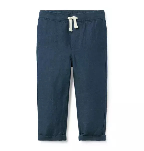 Linen-Cotton Cuffed Pant | Janie and Jack