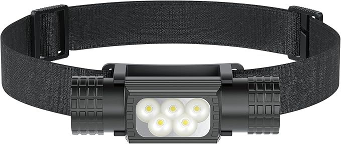 Amazon.com: Headlamp Rechargeable for Adults. Super High Lumens Aluminium Body Head Lamp with 220... | Amazon (US)