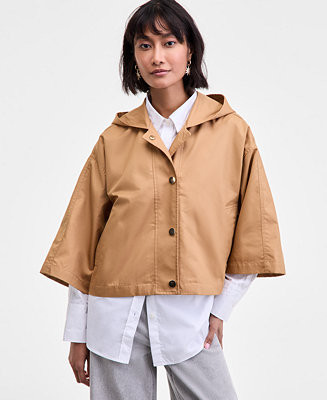 Women's Cropped Parka Jacket, Macy's Exclusive | Macy's