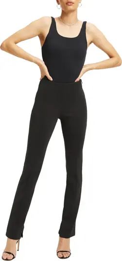 Good American High Waist Flare Scuba Pants | Nordstrom | Nordstrom