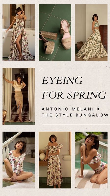 What I’m eyeing for spring from the Antonio Melani x Style Bungalow collab! Spring dresses, vacation outfits, swim, and sandals I love!!

#LTKstyletip #LTKshoecrush #LTKswim