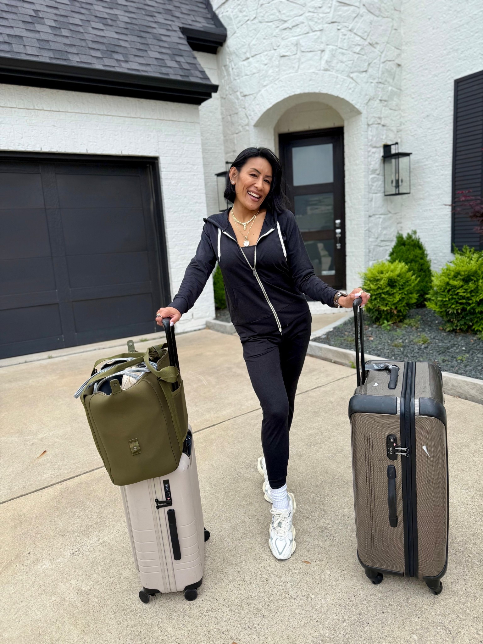 Fave travel fit for international flights. ✈️ 🧳 
Use code TANIAB for jewelry stacks!


#LTKActive #LTKTravel