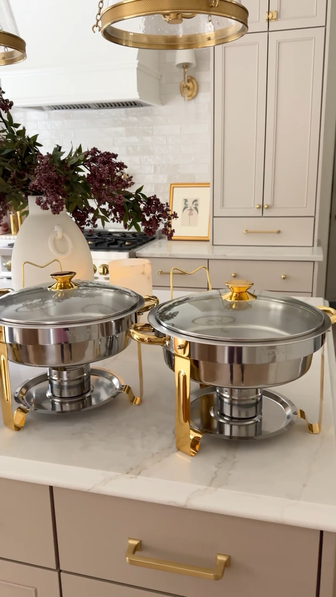 The @homedepot has all your holiday hosting needs this season, and they can be delivered right to your door! This set of 4 Chafing Dishes is so beautiful and can get super compact to store away when you aren’t using them. Right now you can also save up to 35% off select furniture, decor, and rugs! #thehomedepotpartner #thehomedepot #holidayyourway

#LTKStyleTip #LTKSaleAlert #LTKHome