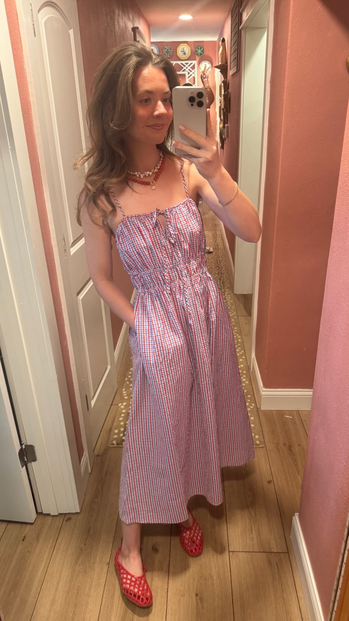 The target gingham dress has pockets!!! I got an XS 🫶🏻

#LTKSaleAlert #LTKootd