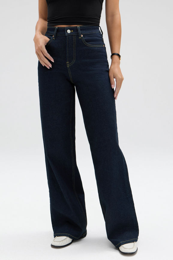 High Rise Wide Leg Jean | Fabletics