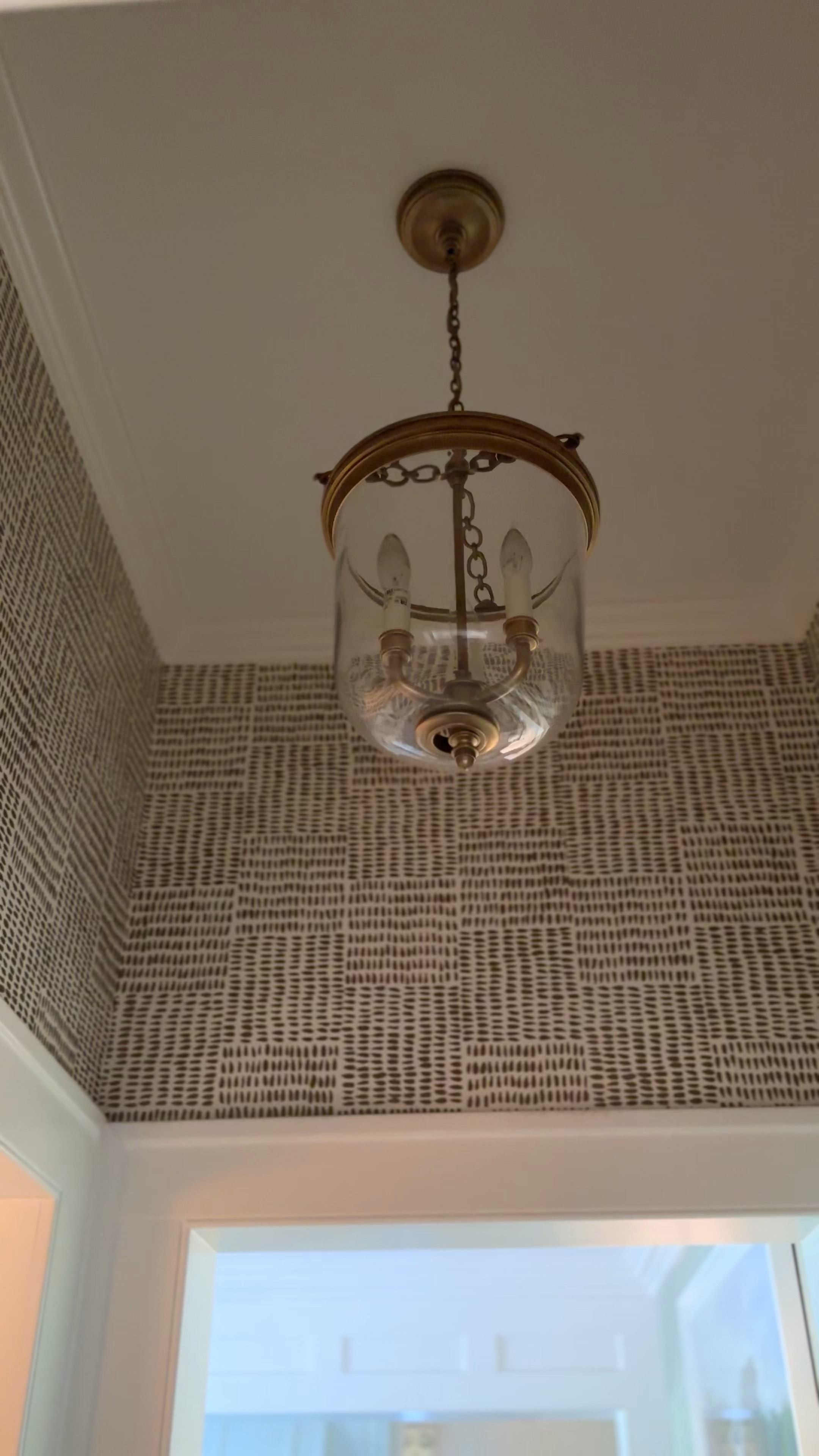 There’s nothing more classic than a bell jar lantern light fixture in a hallway, entryway or bar. 

I love the way Kate Morrison added one in the hallway by the powder room. For the full home tour, visit www.gardenandgracedesign.com  

#LTKSeasonal #LTKHoliday