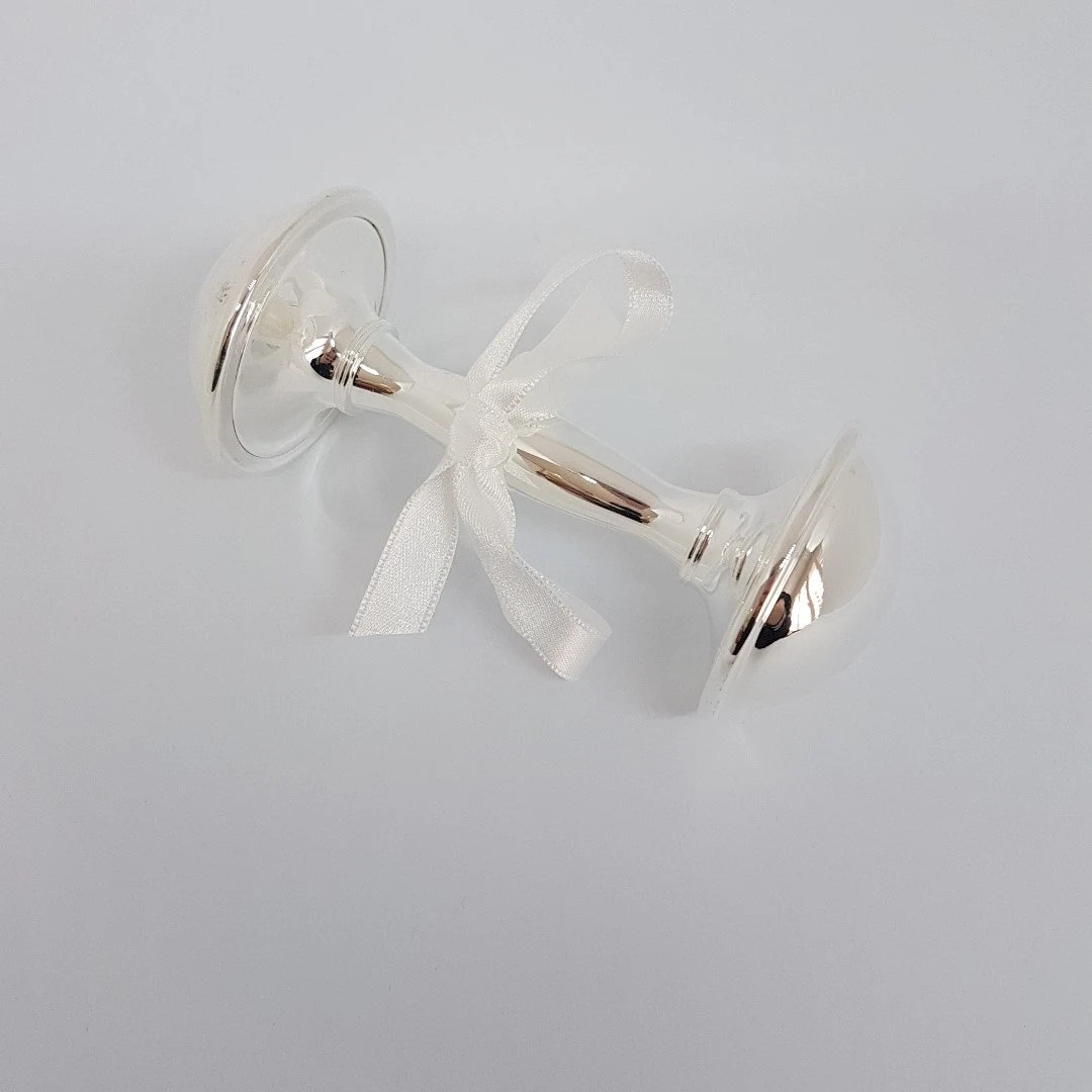 Silver Rattle - Etsy | Etsy (US)