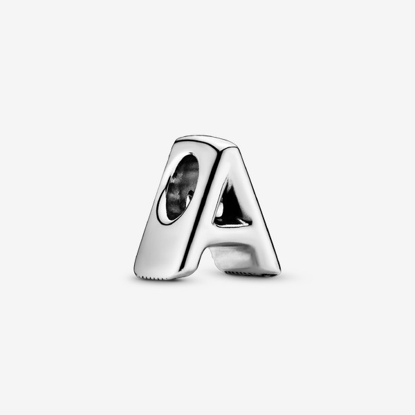 Pandora Letter A Alphabet Charm - Sterling silver | Pandora US
