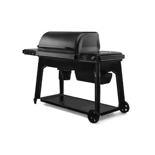 Woodridge Pro Wi-Fi Pellet Grill and Smoker in Black | The Home Depot