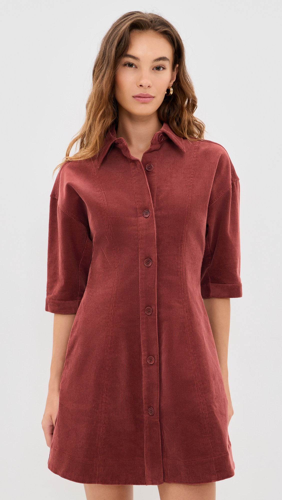 Apiece Apart Luz Mini Dress Cinnamon 0 | Shopbop