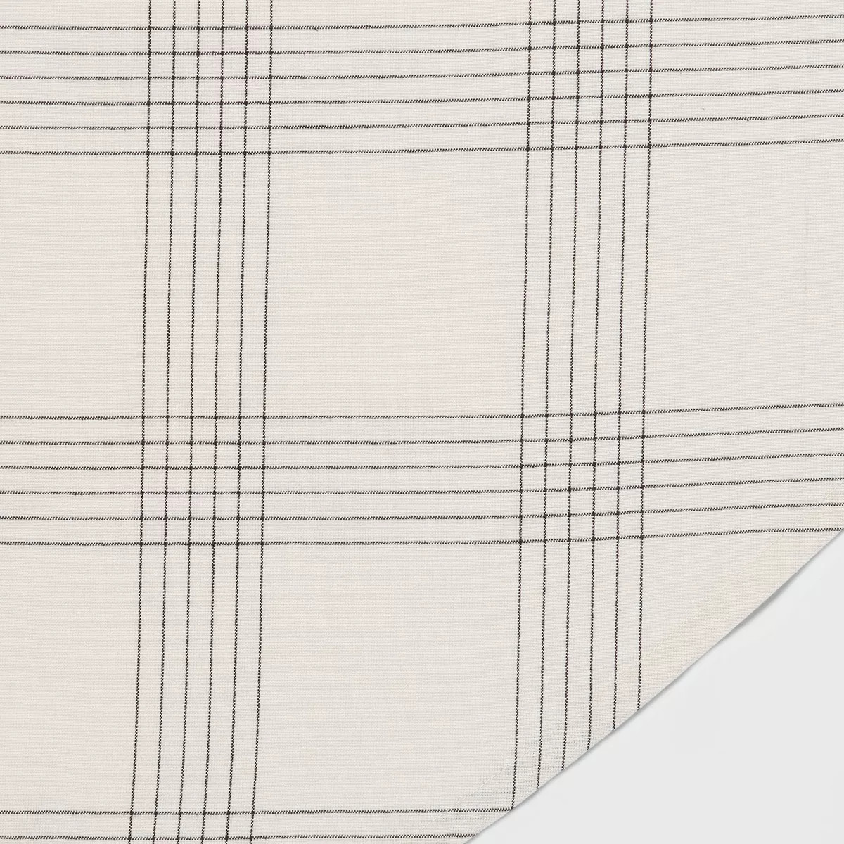 Cotton Open Plaid Tablecloth Black - Threshold™ | Target