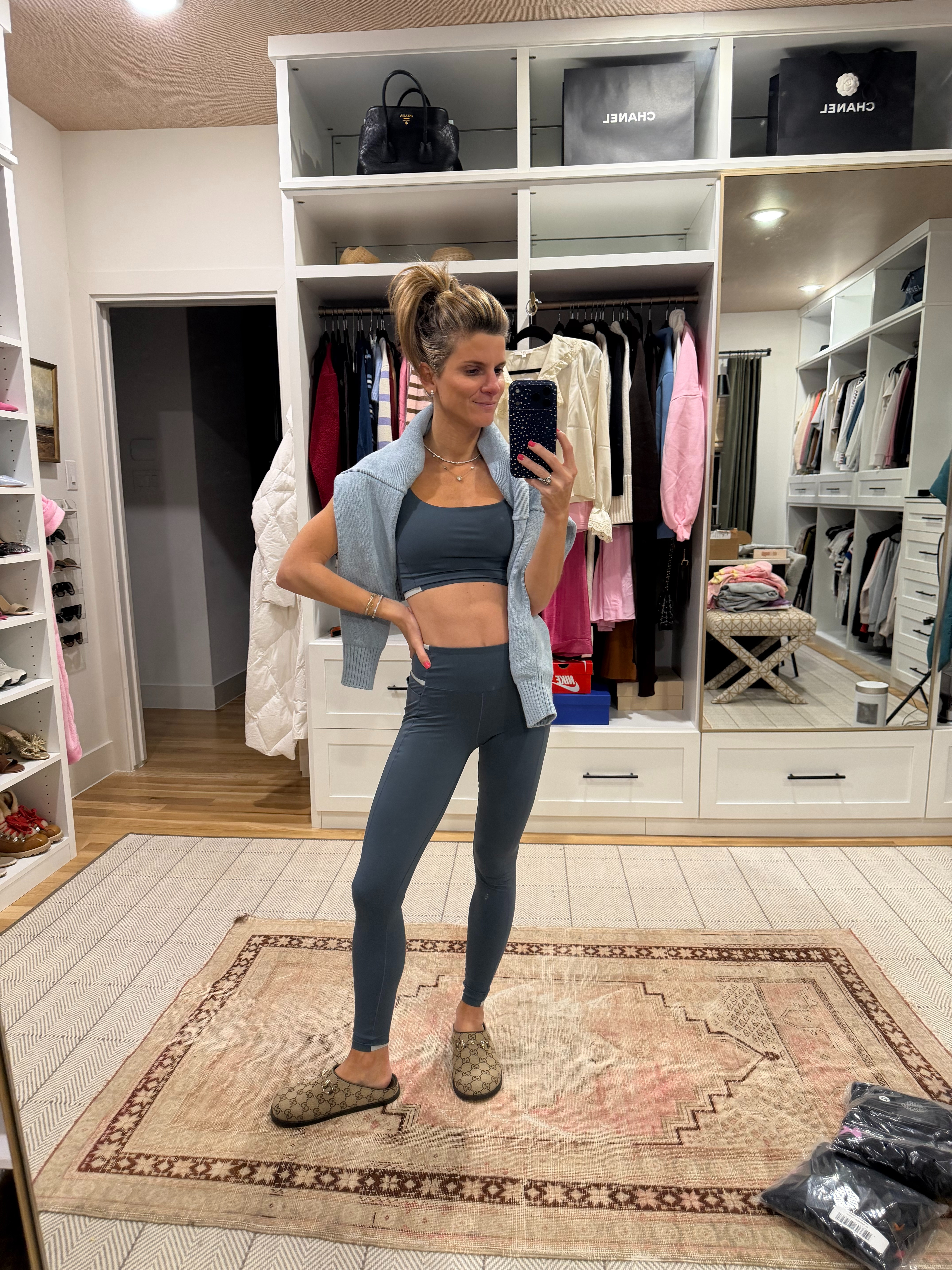 Rhone blue set (wearing XS) 

 