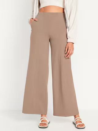 High-Waisted PowerSoft Wide-Leg Pants for Women | Old Navy (US)