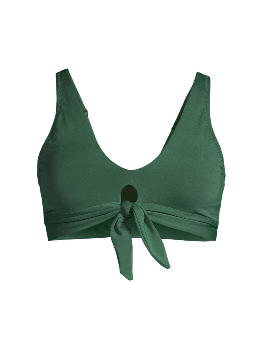 Ava Elongated Scoop Neck Bikini Top | Saks Fifth Avenue